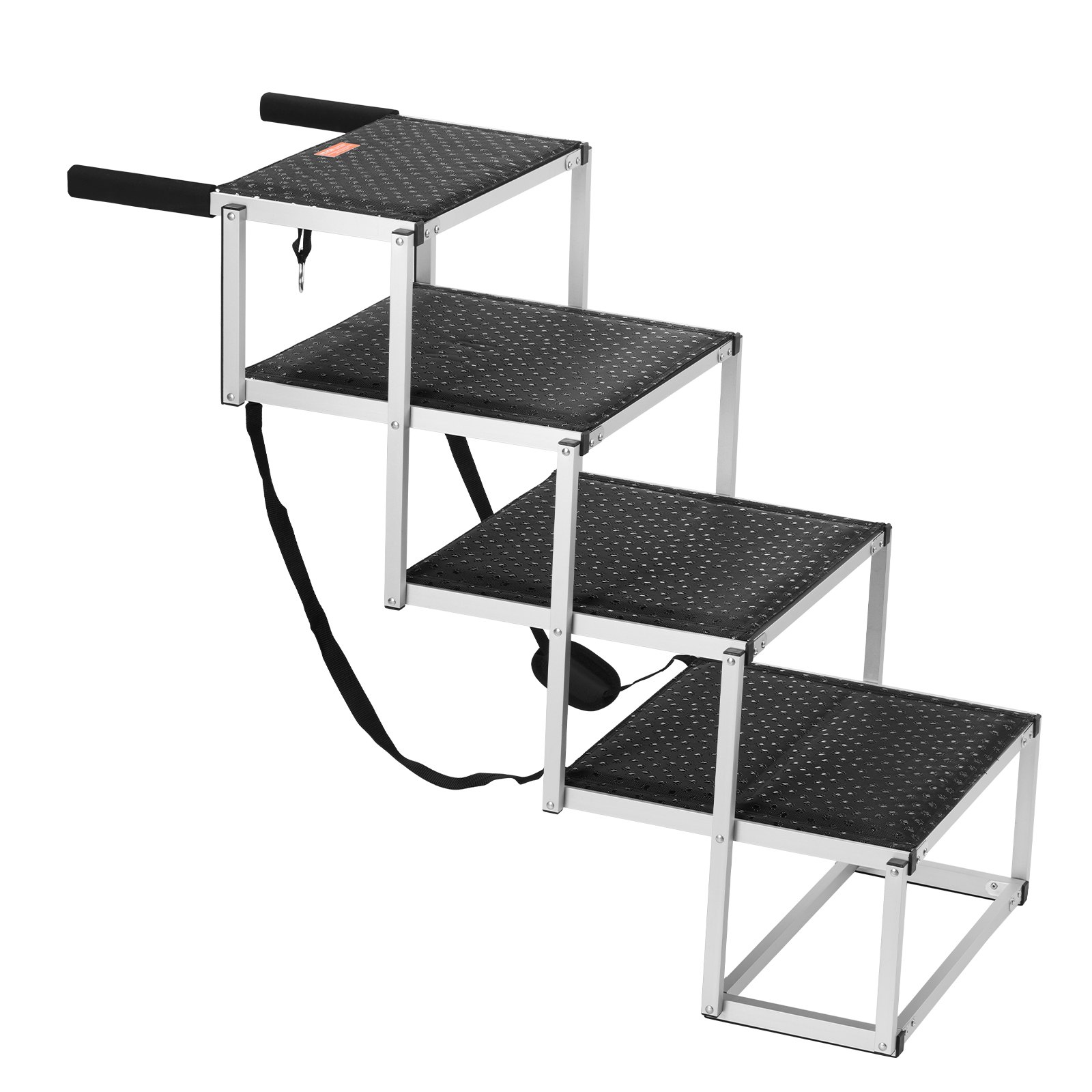 VEVOR Dog Stair For Cars 4-step Folding Dog Steps Aluminum Loads Up To 250 Lbs — imagen 7