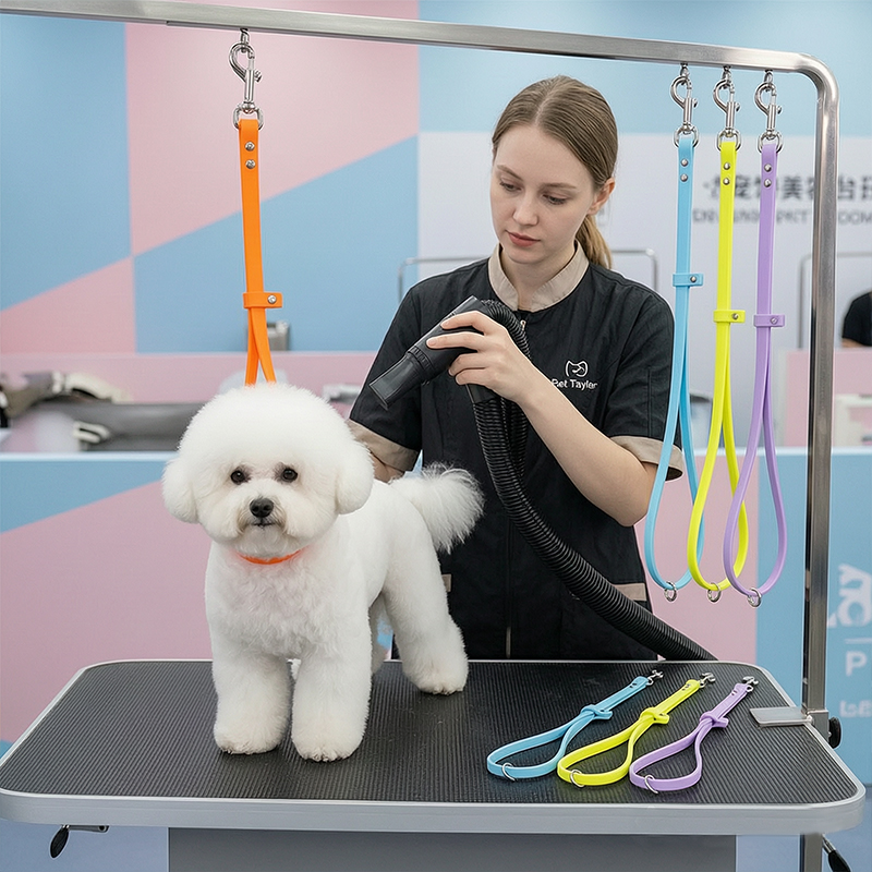 Non‑Slip Dog Bathing Tether Rope – Silicone‑Grip Grooming Table Strap for Secure Pet Restraint — image 9