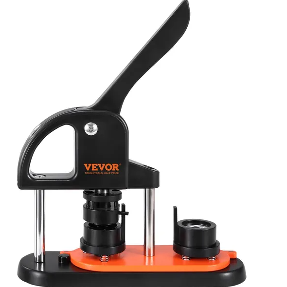 Button Maker Machine, 0.98 Inch 25mm Pin Maker With 500pcs Button Parts, Button Maker With Panda Magic Book, Ergonomic Arc Handle Punch Press Kit, For Children DIY Gifts And Christmas — imagen 9