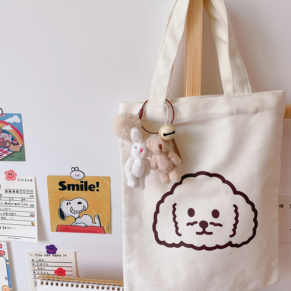Cute Girl Cute Pendant Plush Doll Bunny Doll Bag Pendant Soft Cute Accessories Key Chain Ring — image 3