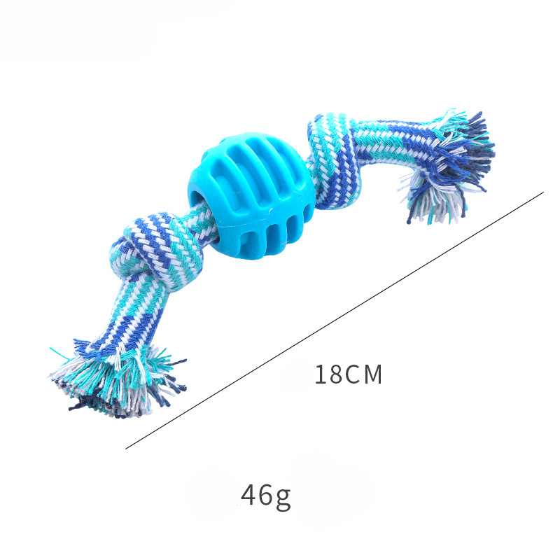 Chew Toys Molar Toy Cute Dog Toys With Ropes Chew Toys Dog Soft Durable Dog Chew Toys Cleaning Teeth And Protects Oral Health Blue — image 9