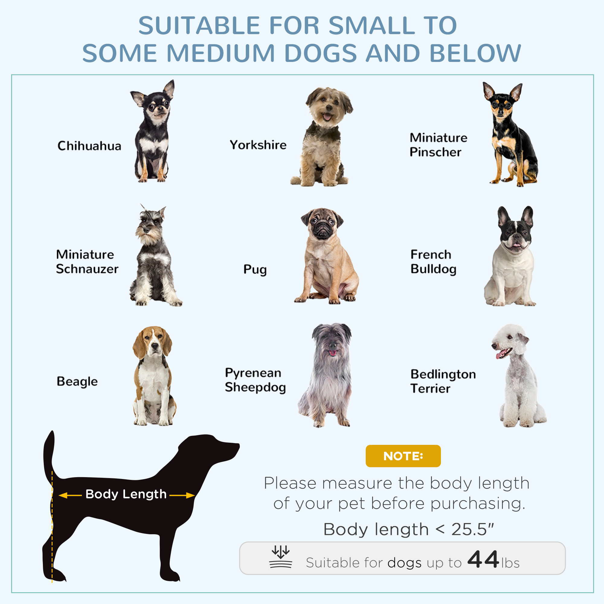 Jaula para Perro de 36" Ultra Resistente de Metal con Ruedas con Freno, Doble Puerta y Bandeja Extraíble, Gris — imagen 7