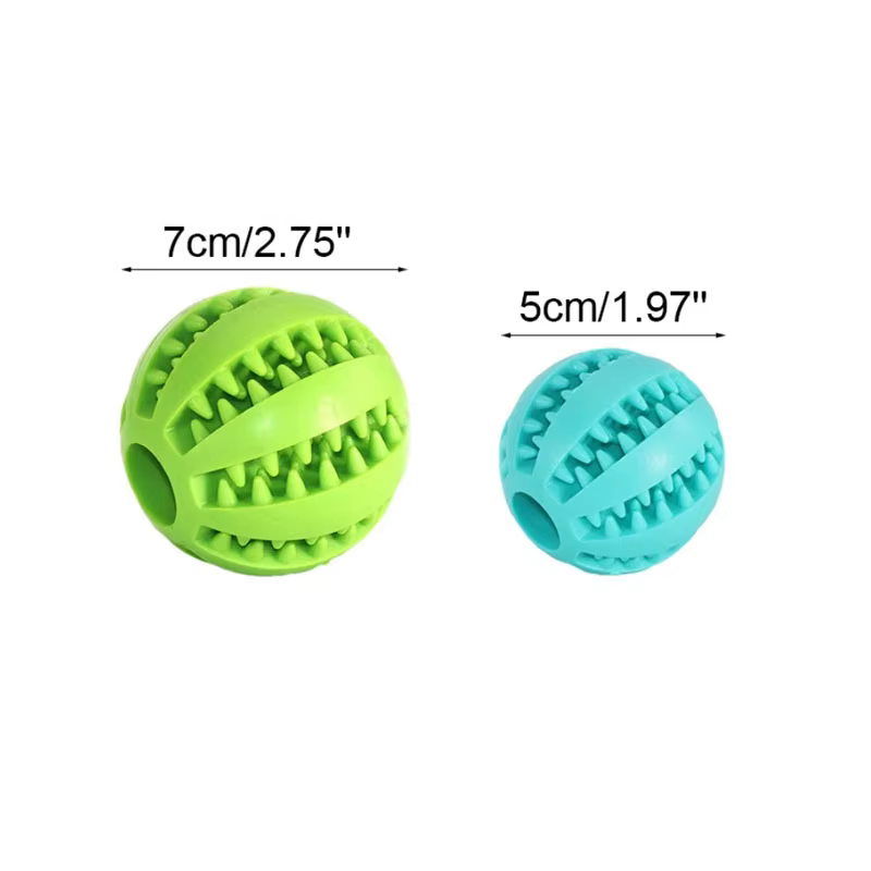 Pelota Interactiva de Goma para Perros Juguetes para Cachorros Limpiador de Dientes y Comida para Mascotas Pelotas de Goma Resistentes para Gatos y Perros — imagen 6