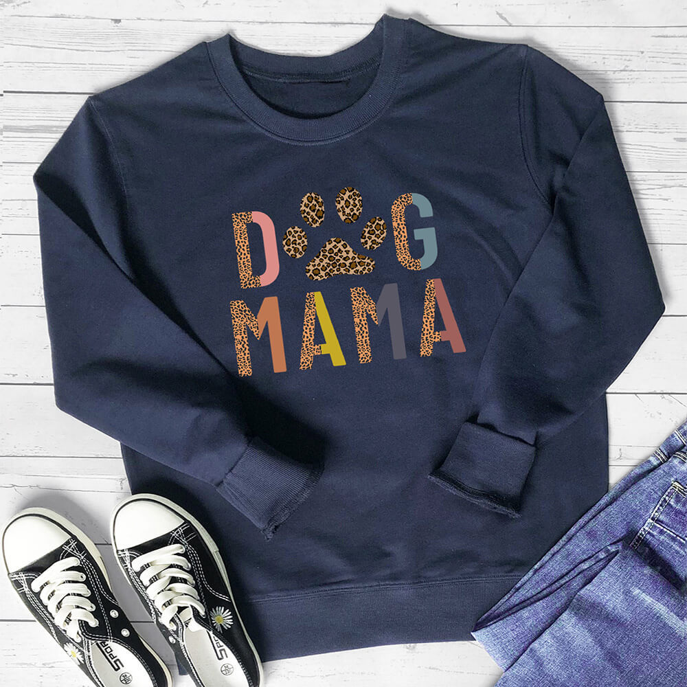 Dog MaMa letter dog mom animal hobby themed printed hoodie — image 9