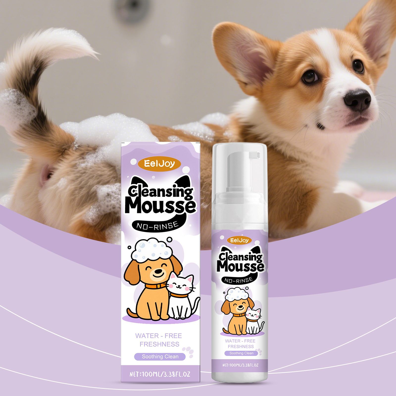 EELJOY No-Rinse Pet Face Cleansing Mousse, 100 ml — image 6