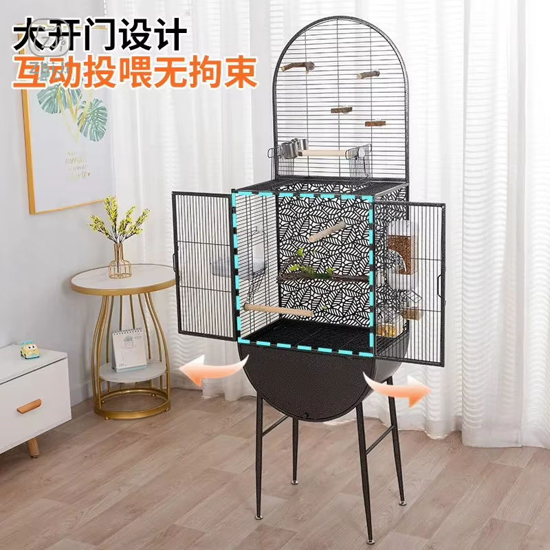 Large Villa Bird Cage for Parrots Cockatiels Lovebirds and Other Small to Medium Birds Suitable for Indoor Outdoor Use All — image 2