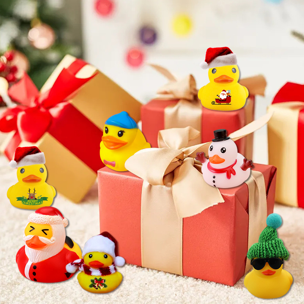 Duck de Borracha Navideño Personalizado con Estilo — imagen 1