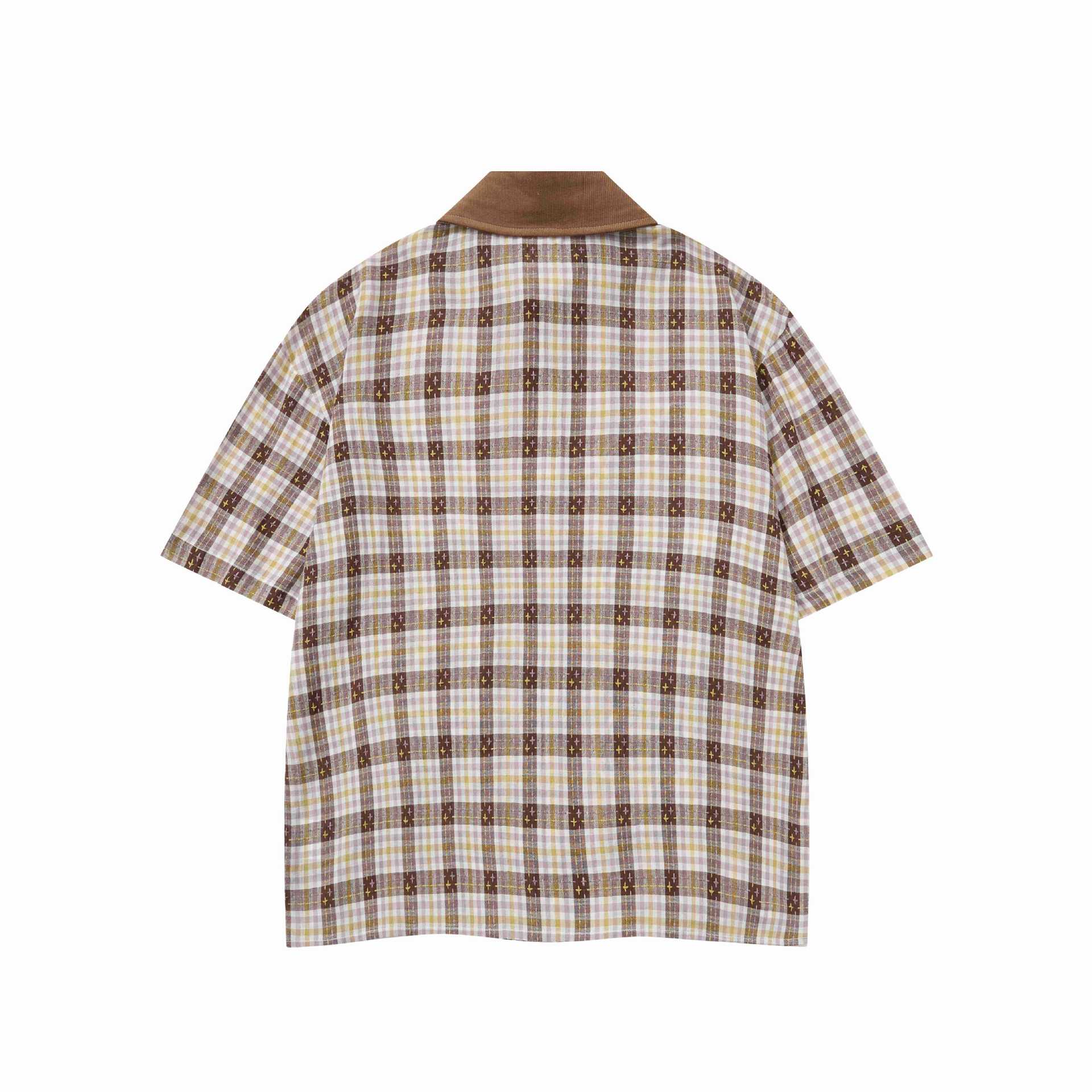 Animal embroidery short sleeved shirt — imagen 3