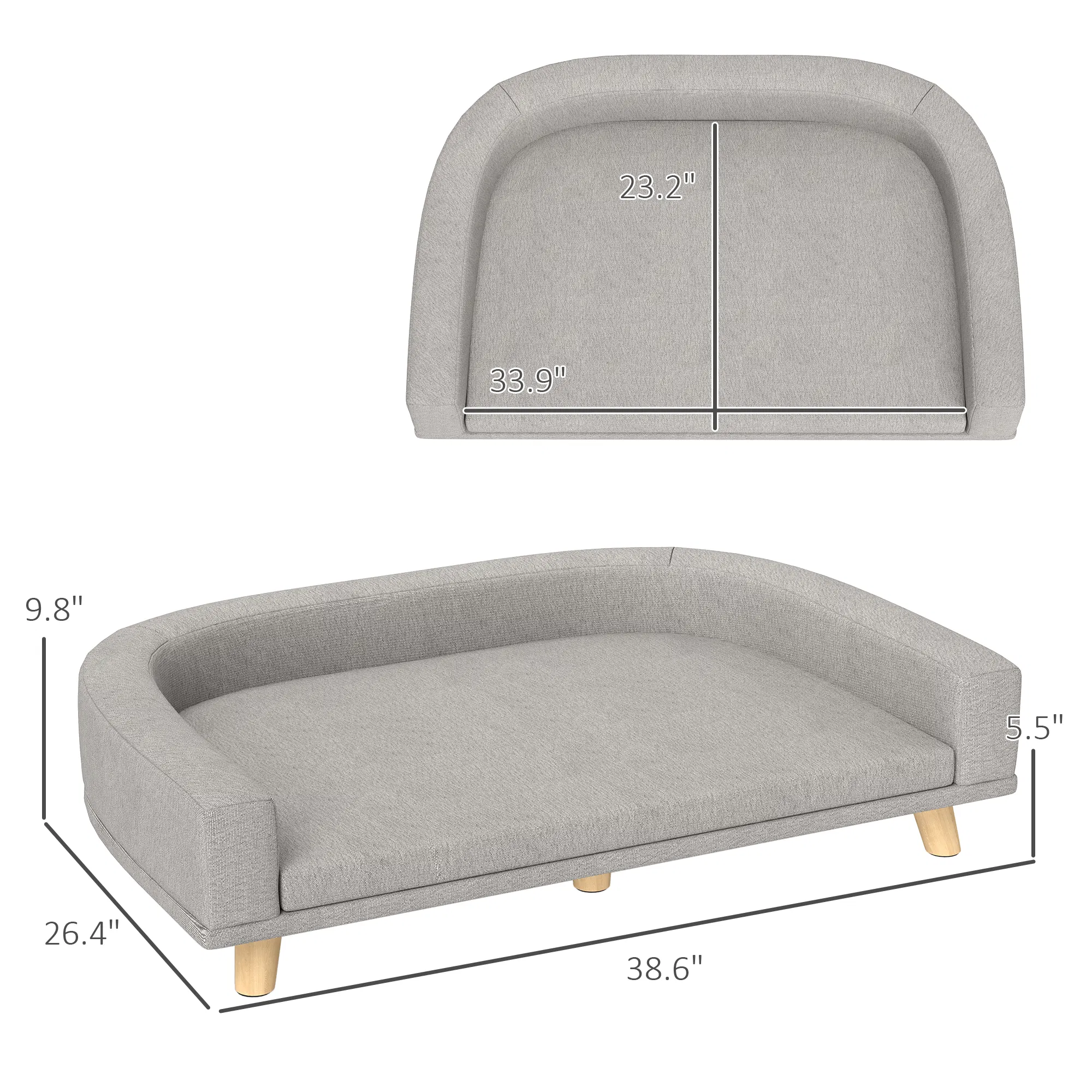 Dog Bed/ Rattan Pet Sofa — image 1