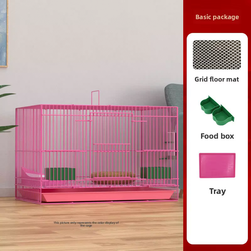 Caja para Aves de Gran Tamaño - Jaula de Hierro Forjado para Canarios y Pájaros Exóticos — imagen 4