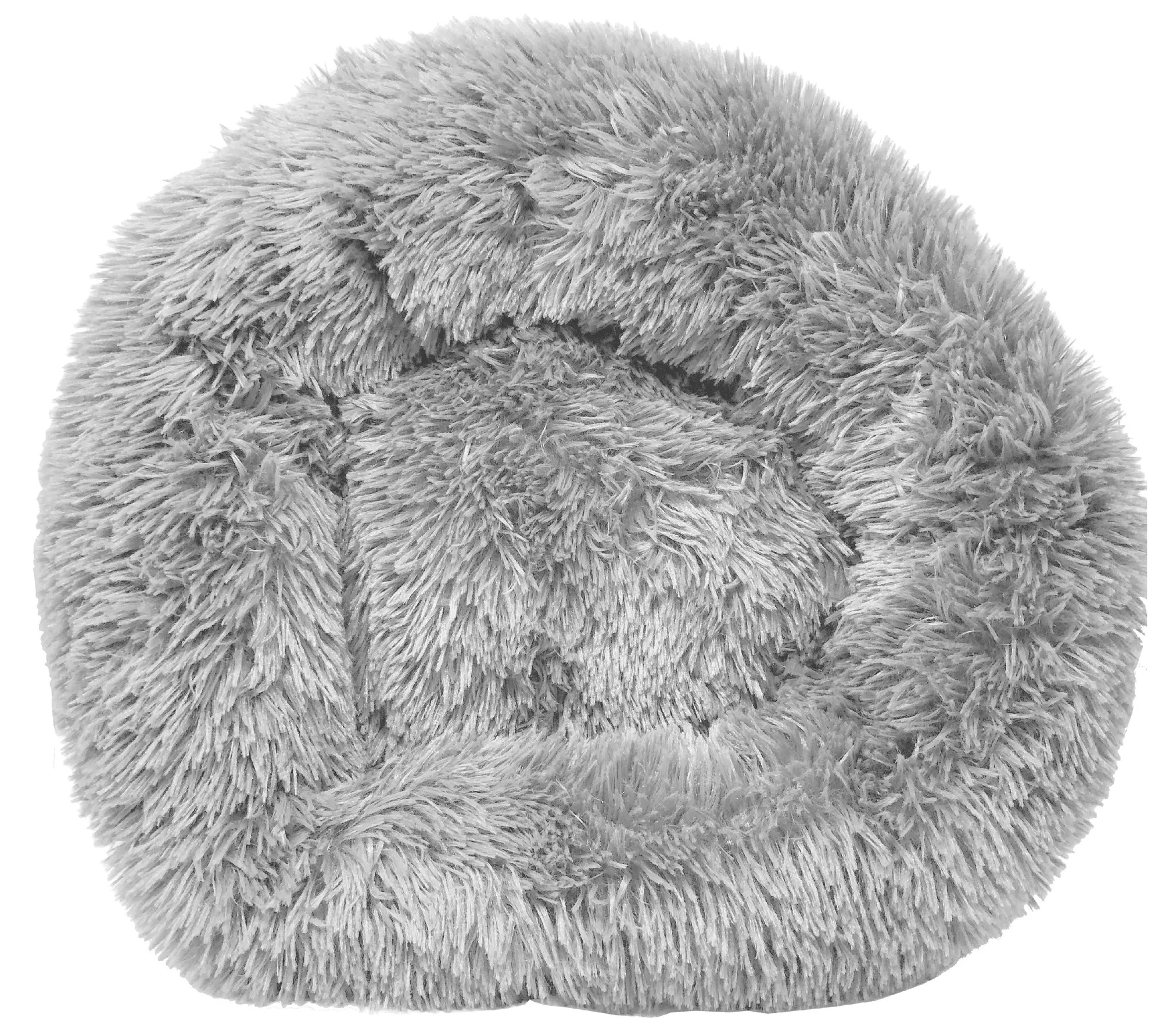 Premium Plush Round Dog Bed, Soft Cozy Pet Bed With Raised Edge — image 2
