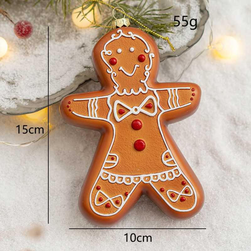 Christmas decorations, Christmas tree decorations, pendants, cookies, people's pendants, snowflakes, reindeer, gingerbread — image 10