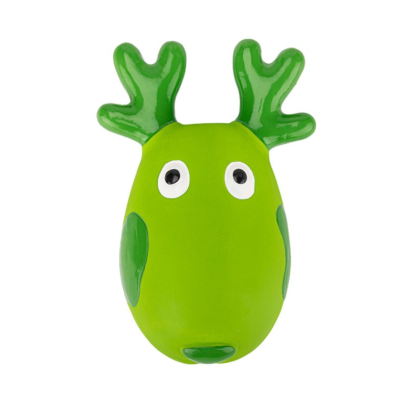 Latex Safe Deer Bite resistant Sound making Teddy Golden Hair corgi Molar Funny Interactive Dog Toy — image 1
