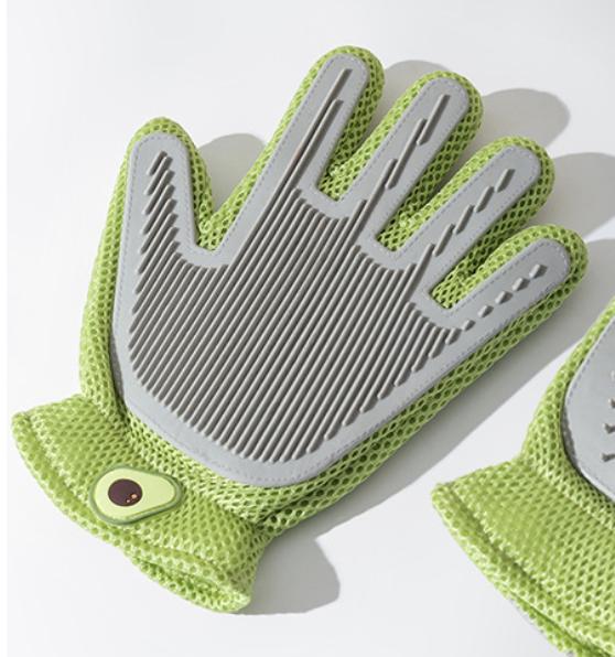 Guantes y Cepillos de Aseo para Mascotas 2 en 1 para Gatos y Perros, Guantes de Masaje y Eliminación de Pelo de Alta Eficiencia, Eliminación de Pelo de Doble Cara, Protección Antiarañazos y Antimordeduras, Limpieza y Aseo — imagen 9