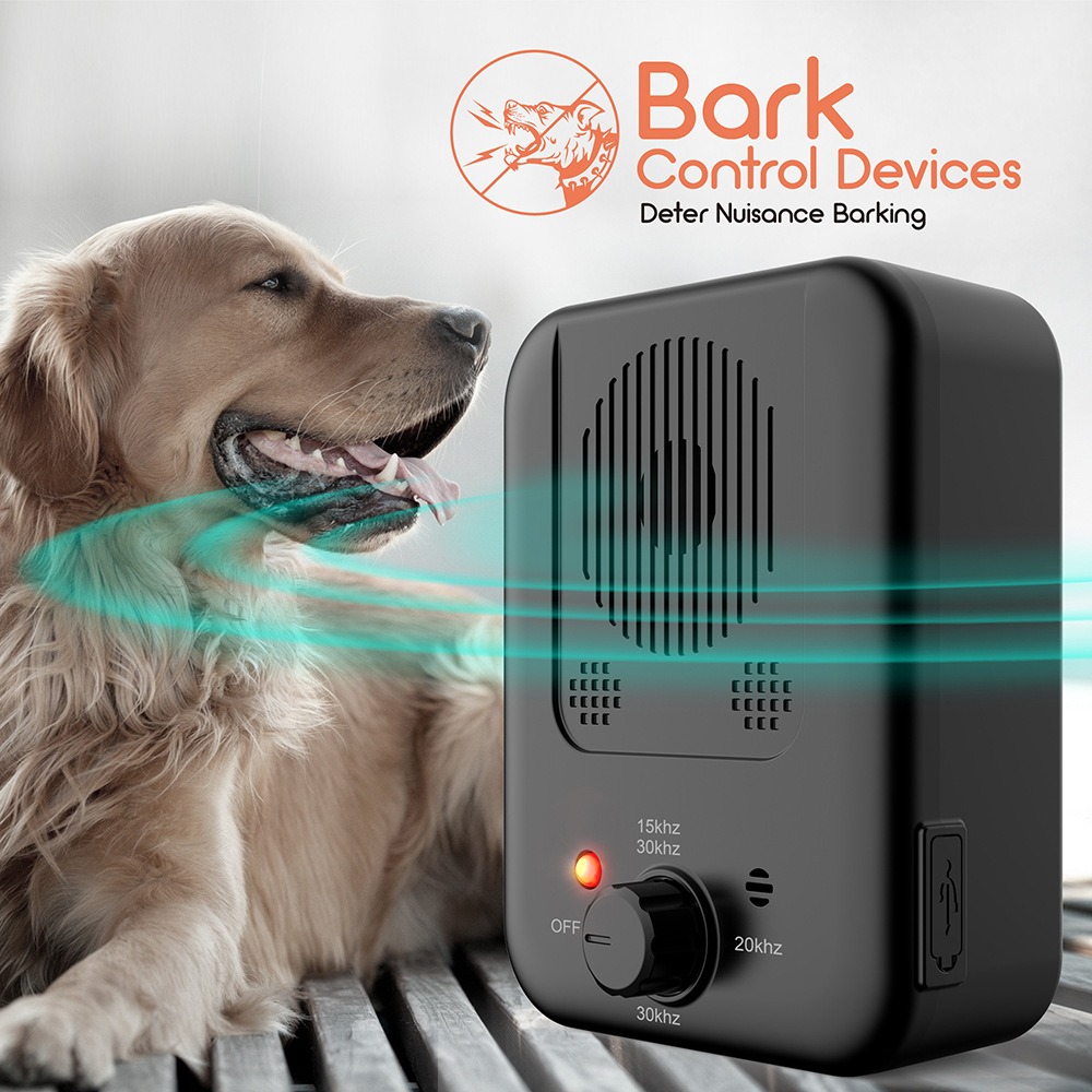 RC-309 Ultrasonic Sound Bark Control Devices Defer Nuisance Stop Dog Barking Outdoor Anti Bark Collar — image 1