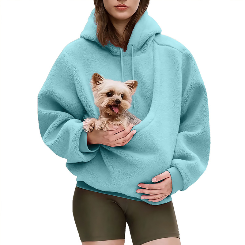 Chaquetón de Transporte para Mascotas, Mochila con Capucha para Perros y Gatos Pequeños, Sudadera Unisex para Compañeros de Cuatro Patas — imagen 5