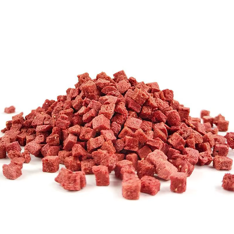 Granos Congelados de Fresa Seca 60g para Conejo, Chinche, Cavia y Roedor - Snacks de Fresa para Salud Digestiva — imagen 2