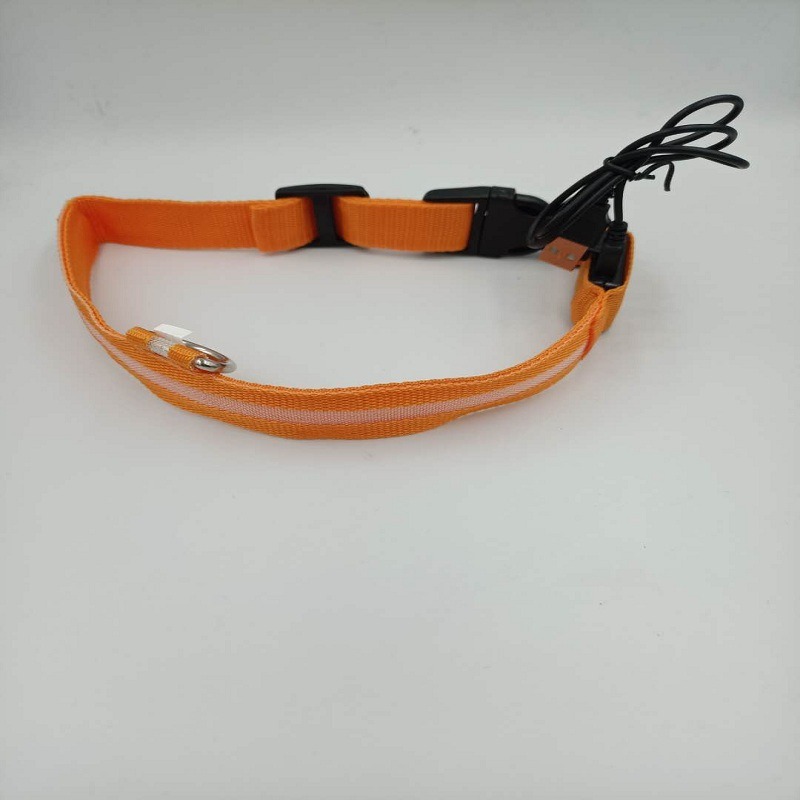 Led Pet Collar Glow Collar Pet Belt Mesh Rechargeable Neck Ring Usb Rechargeable Dog Cord Collar Battery — image 9