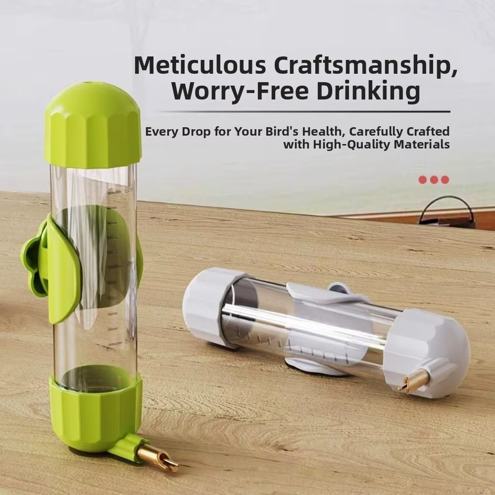 Bebedero Automático para Aves de 200ml, Sin Goteo, Desmontable, Dispensador de Agua para Aves de Montaje en Pared, a Prueba de Fugas, Fuente de Agua para Loros — imagen 1