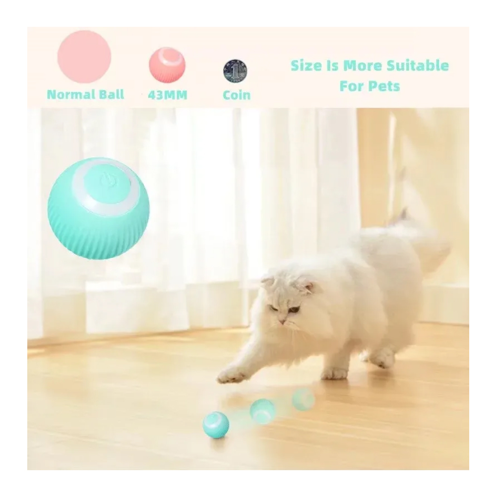 Pelota Interactiva Rodante para Gatos — imagen 11