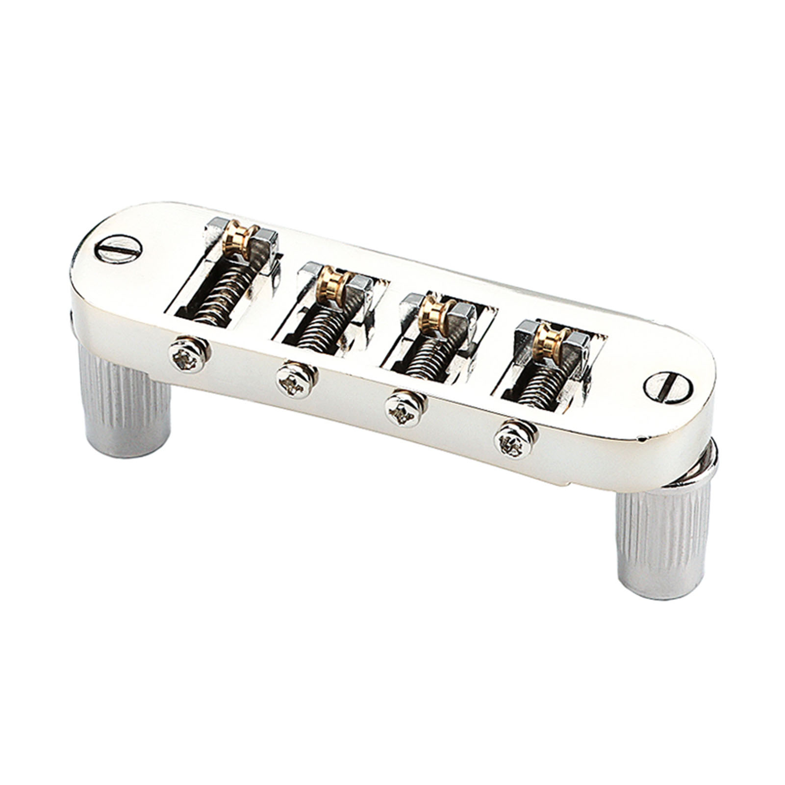 Roller Saddle Bridge Replacement Lightweight 4 String Guitar Bridge For Bass Guitars — image 5