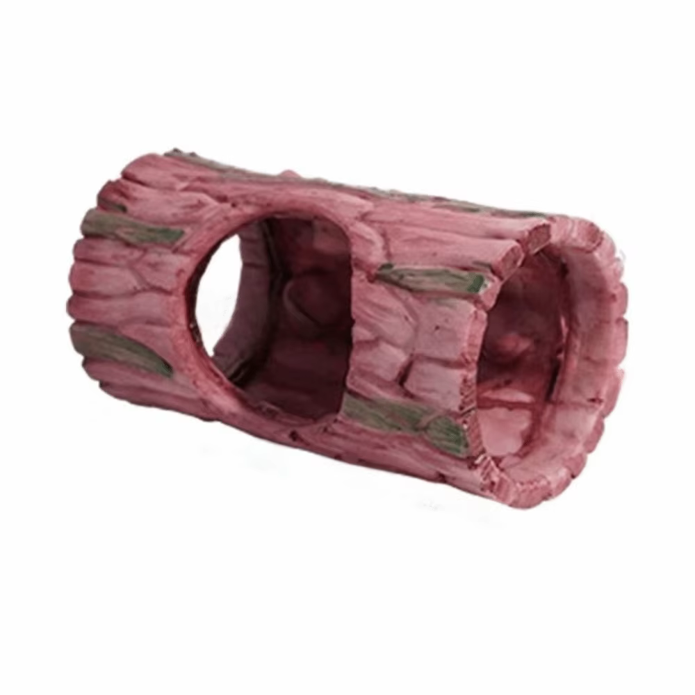 Resin Ornament Reptile Hideout Cave Tree Hollow Climbing Space Hollow Tree Trunk Decor Strong Suction Cup Comfortable — image 2