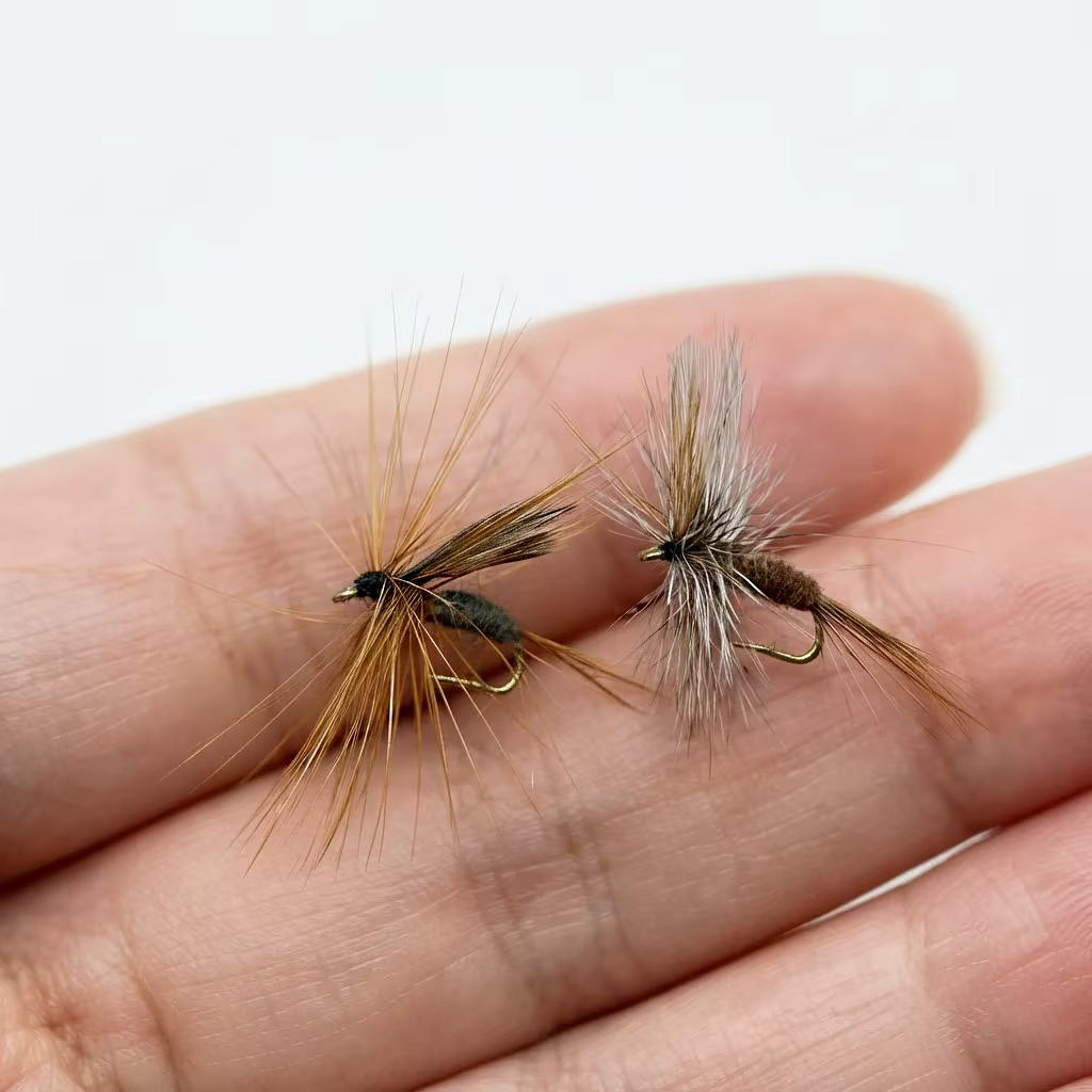 6/12pcs Outdoor Simulation Fly Fishing Lures Set, Artificial Feather Baits, Stream Freshwater Trout and Minnow Fishing Lures — image 2