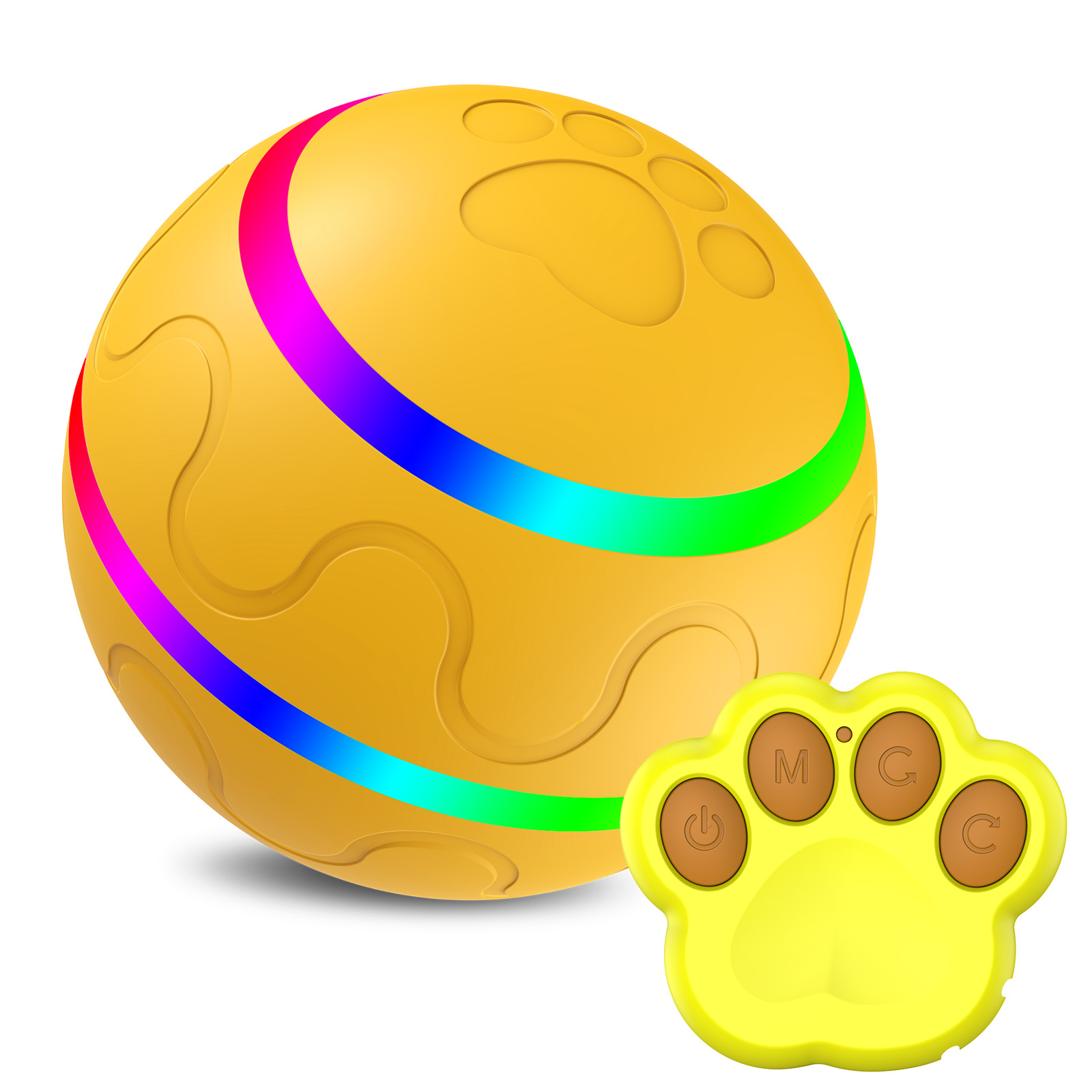 Pelota Inteligente de Gato Wicked Ball Juguete Autónomo con Rotación Automática USB — imagen 17