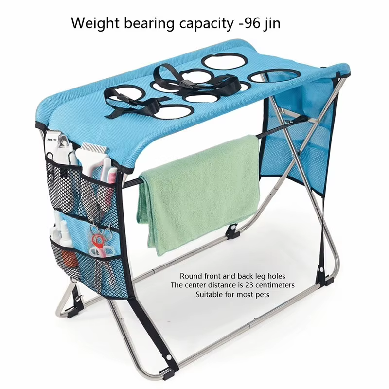 Pet Grooming Hammock With Stand Foldable Design Joint Protection For Small & Medium Pets Ideal For Home And Salon Daily Grooming — image 5