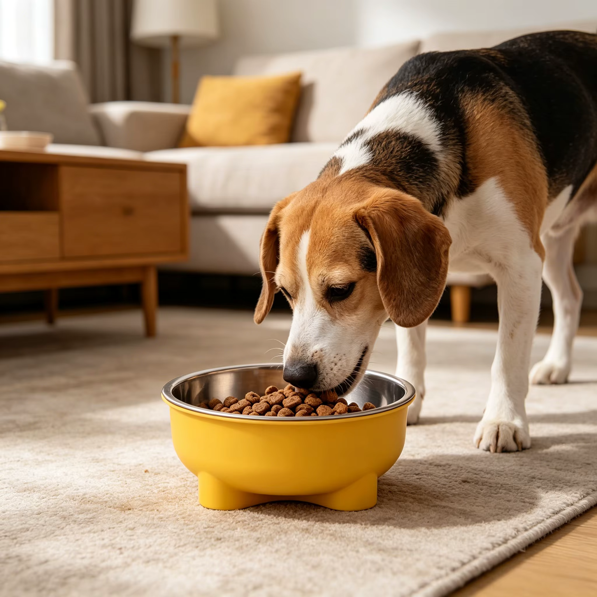 Tazón de Acero Inoxidable Para Mascotas de 600ml, 1/4 Piezas: Desmontable, Fácil de Limpiar, Plato Para Perro y Gato con Base Antideslizante Para Mayor Seguridad — imagen 4