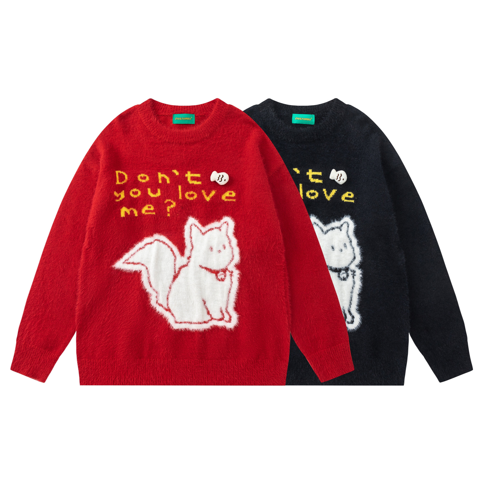 Cute Cat Pattern Sweater — image 6
