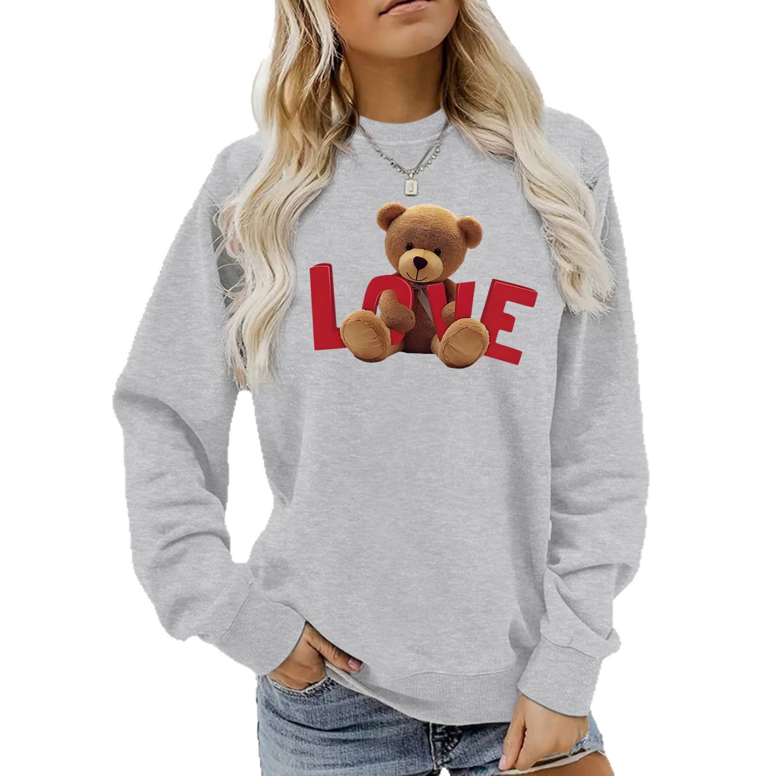 Little Bear Doll Valentine's Day Hoodie — image 2