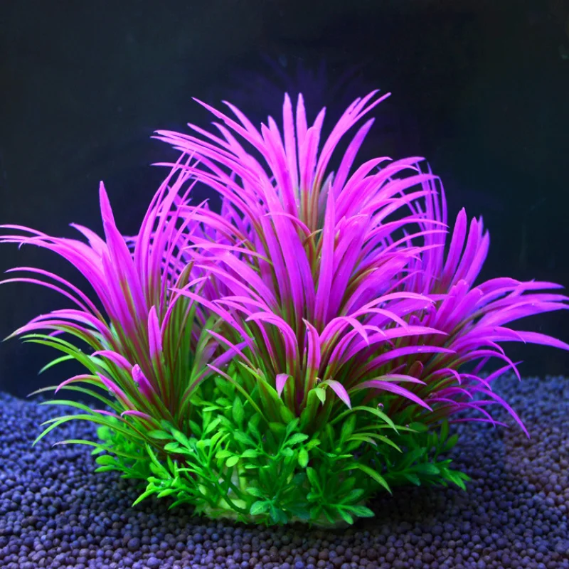 Artificial Aquarium Decoration Plants Small Water Weeds Ornament Aquatic Plant Fish Tank Accessories Decoration Landscape — image 1