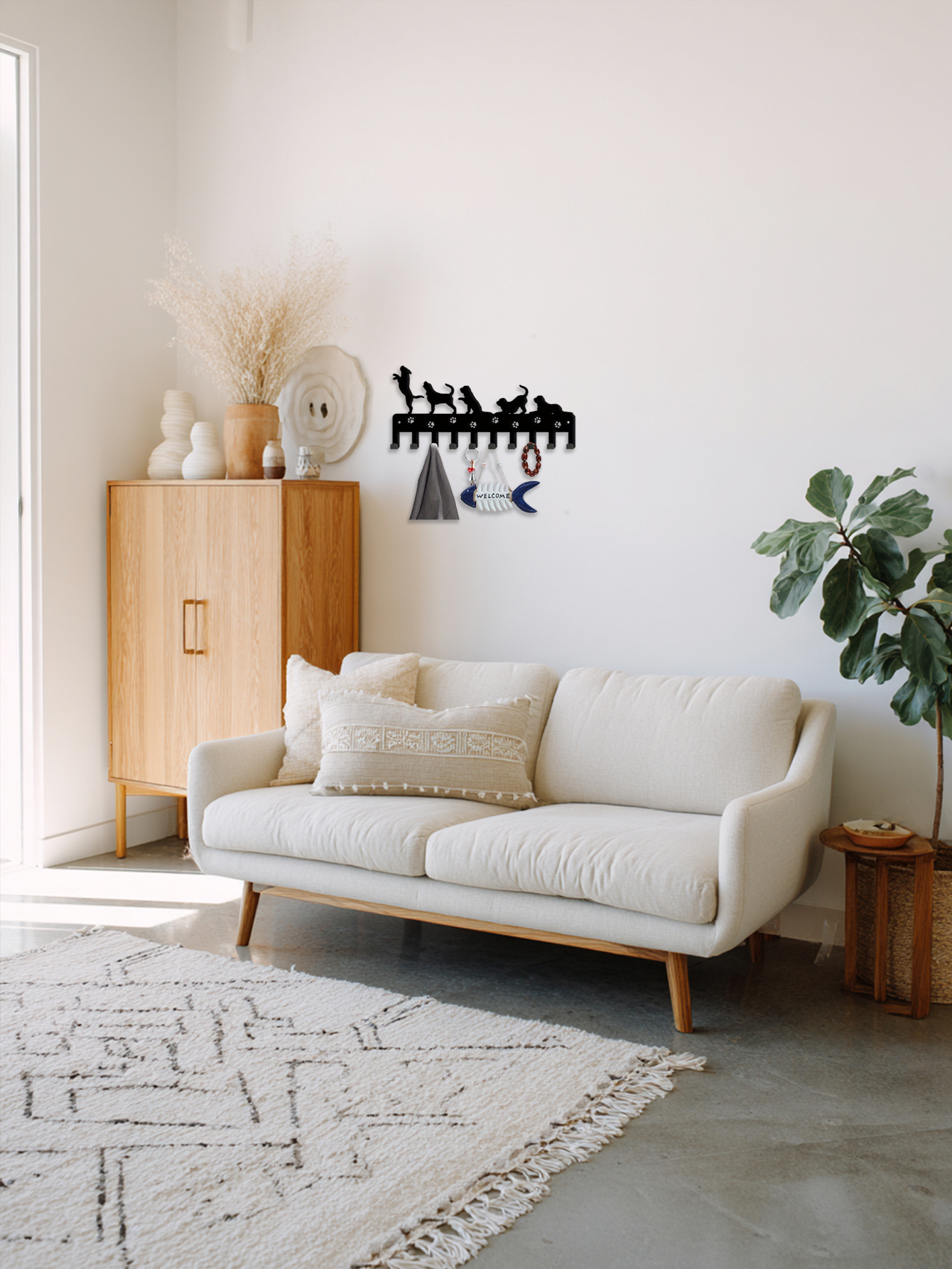 Llavero Vertical Inspirado en Animales - Organizador Vertical Desmontable para Cualquier Espacio — imagen 11