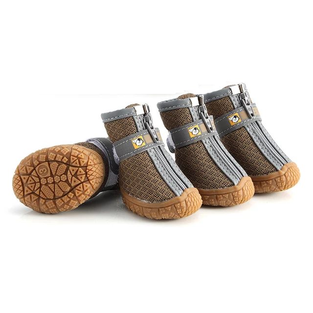 Zapatillas Respirables para Perros Pequeños Anti-Slip Zapatos de Verano con Reflejos para Chihuahuas Zapatos de Goma — imagen 7