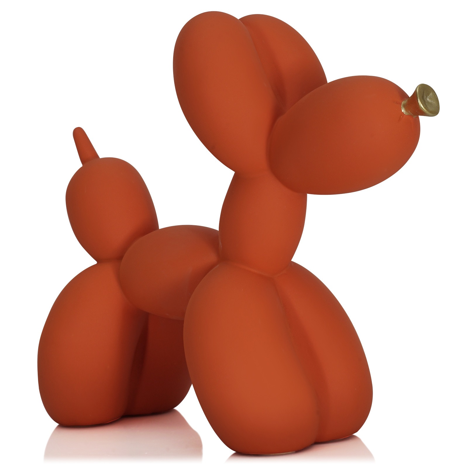 Perro de globo naranja decorativo para el hogar simple — imagen 1