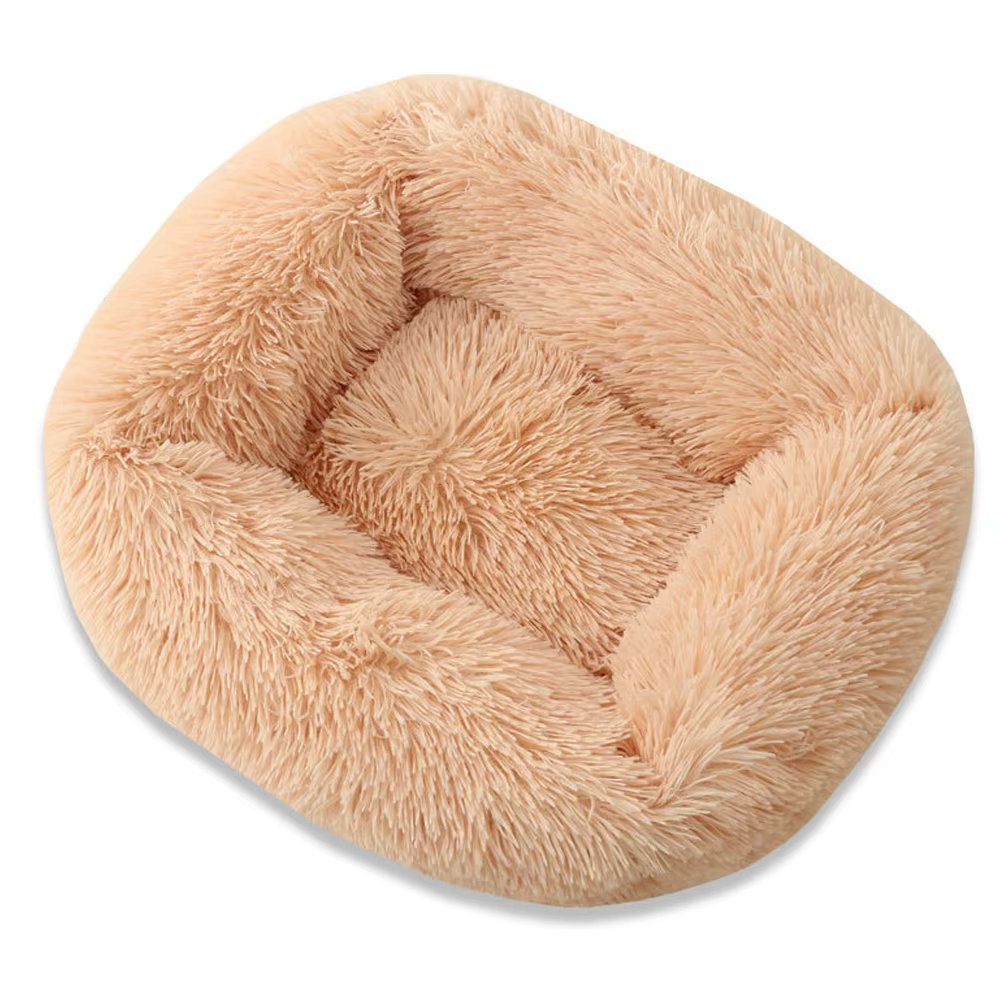 Square Dog Bed Long Plush Solid Color Pet Beds For Little Medium Large Pets Super Soft Winter Warm Sleeping Mats For Dogs Cats — image 13
