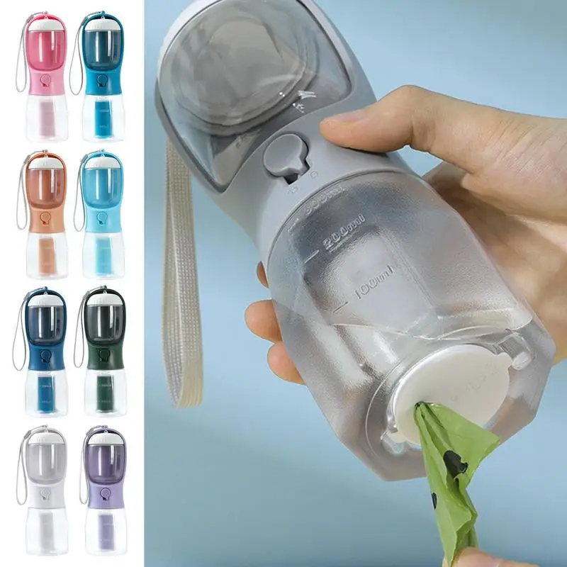 Dog Water Cup Drinking Food Garbage Bag Three-in-one Portable Small Multi-functional Pet Cups Pets Supplies — image 15