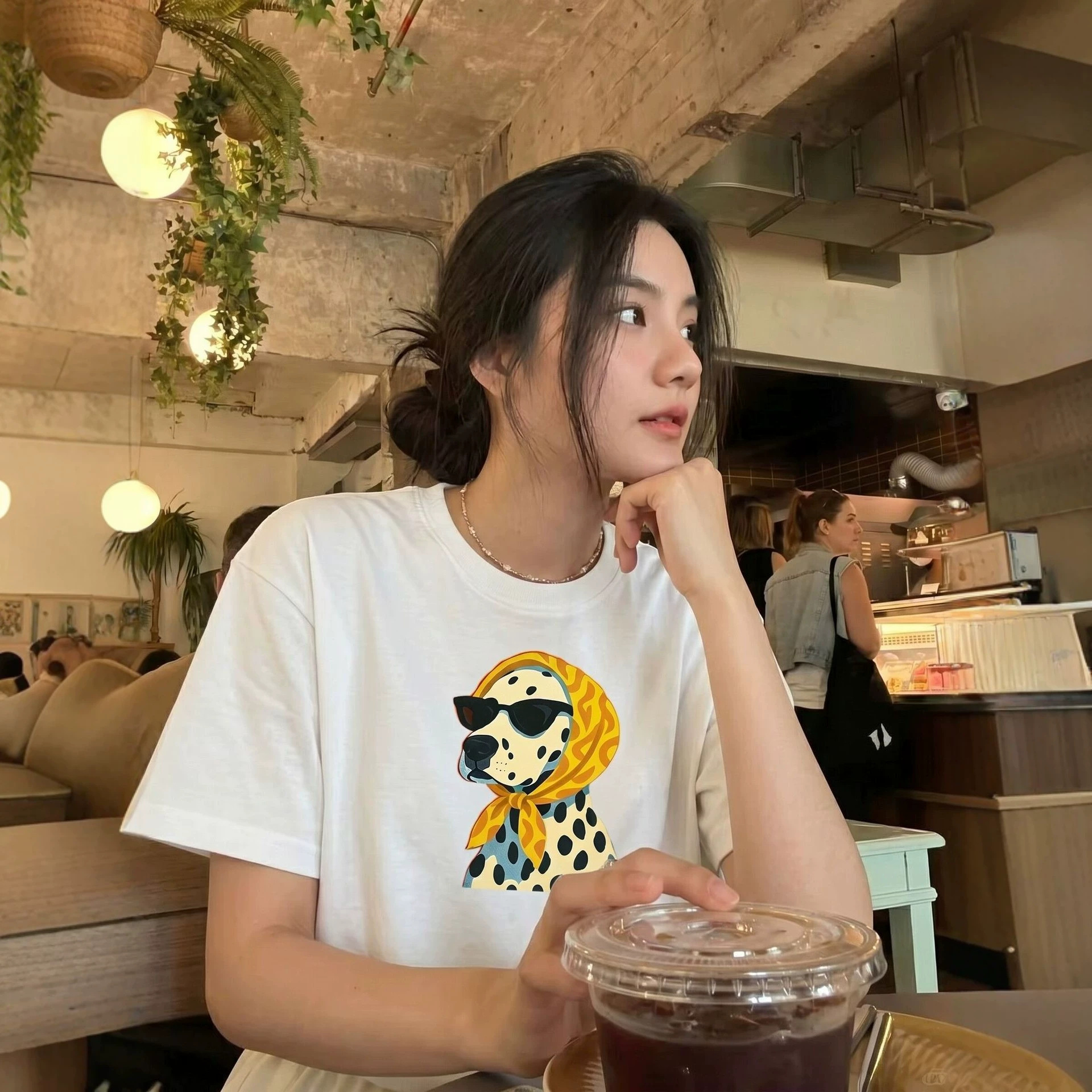 Funny Dog Print Short Sleeve T-Shirt for Men and Women — image 4