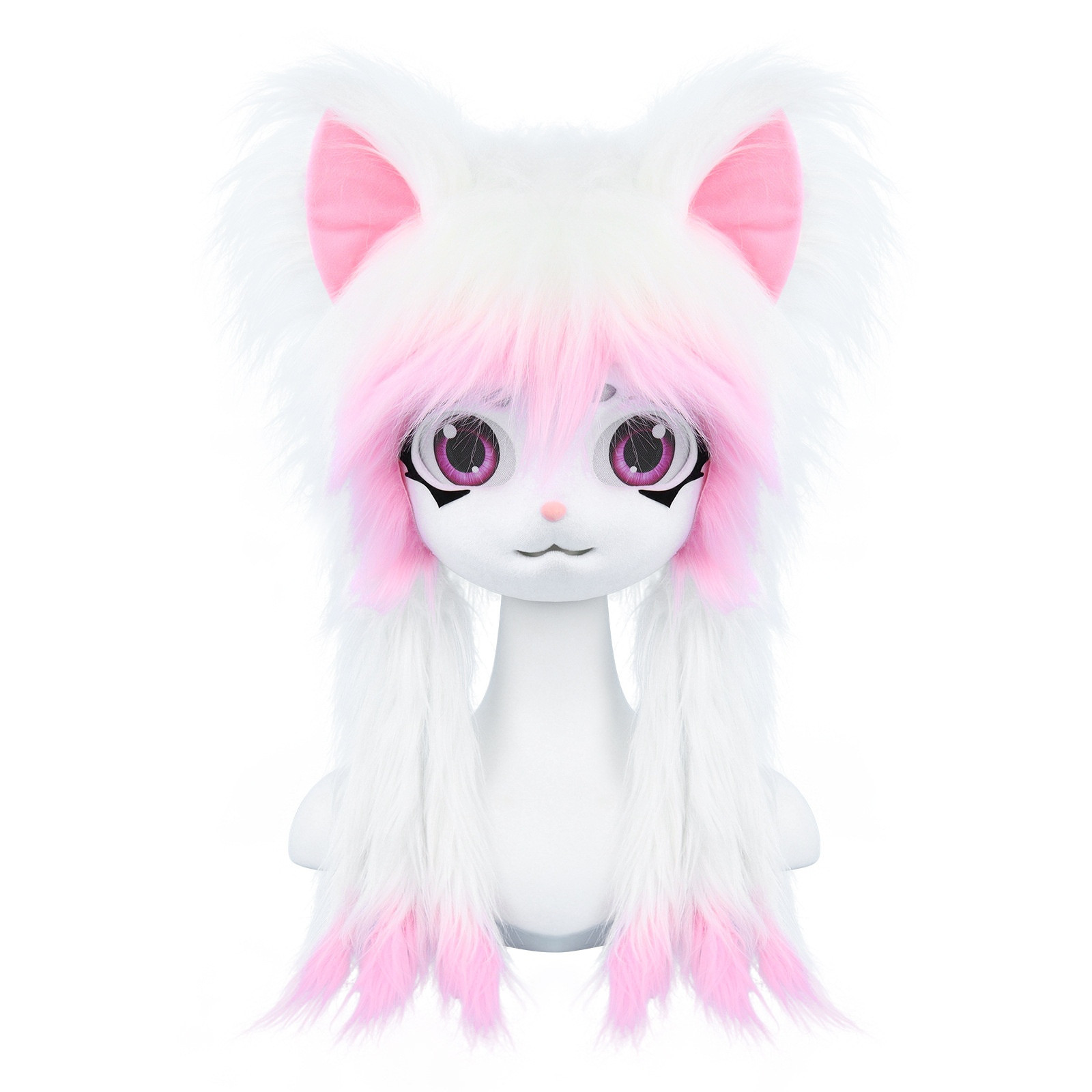 Kigurumi Plush Animal Head Wearable Hoodie Lolita Ready-to-Wear Cosplay Cute Animal Costume Furry Costume — image 10