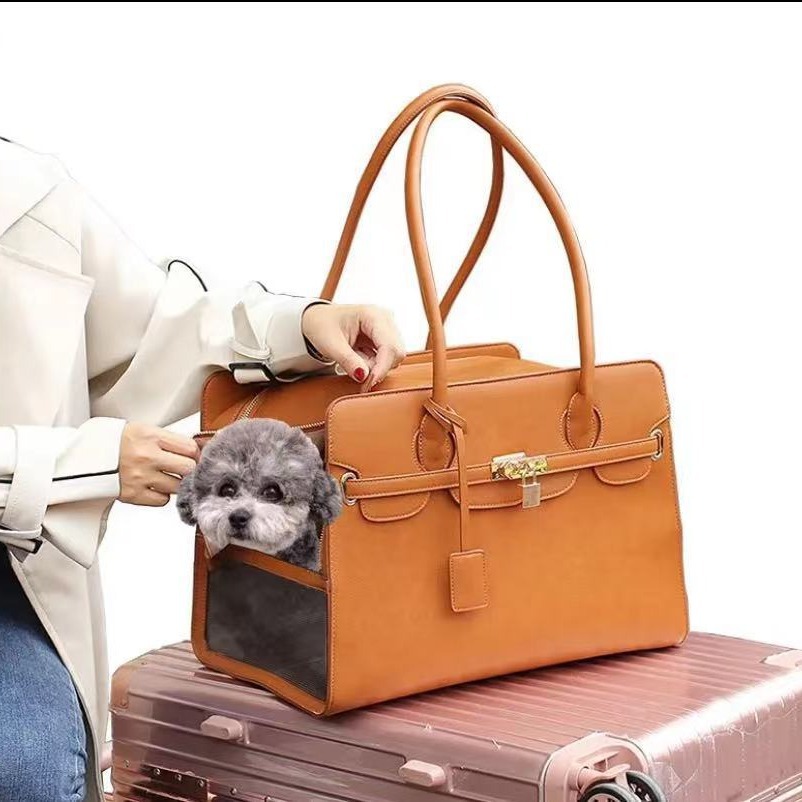 Outdoor cat and dog pet bag one shoulder hand-held bag — image 2