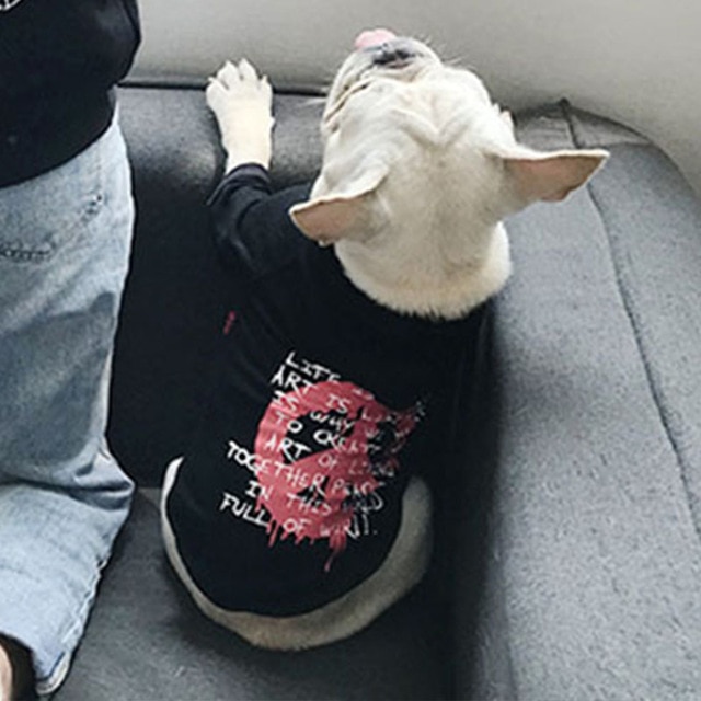 Cotton Peace French Bulldog Hoodies Pet Dog Clothes for Small Dogs Pets Clothing — image 10