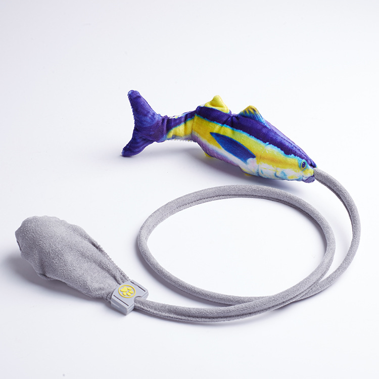 Pet Airbag Teasing Cat Fish Cat Toys Interactive Plush Toys Play Mint Fish Toys — image 5