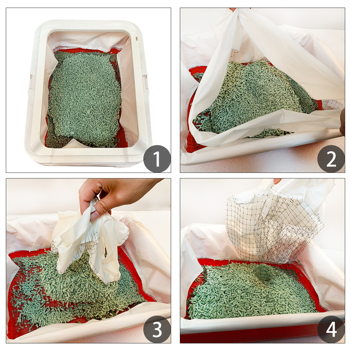 Bolsas de Limpieza para Gatos en Plástico Productos de Mascotas — imagen 1