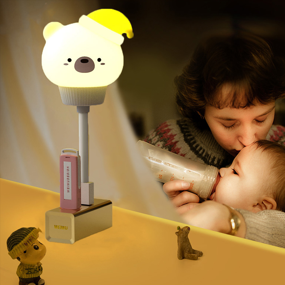 USB Bear, Rabbit, Kitten, Duckling, Children's Room, Dormitory, Breastfeeding And Feeding, Remote Control Night Light — image 2
