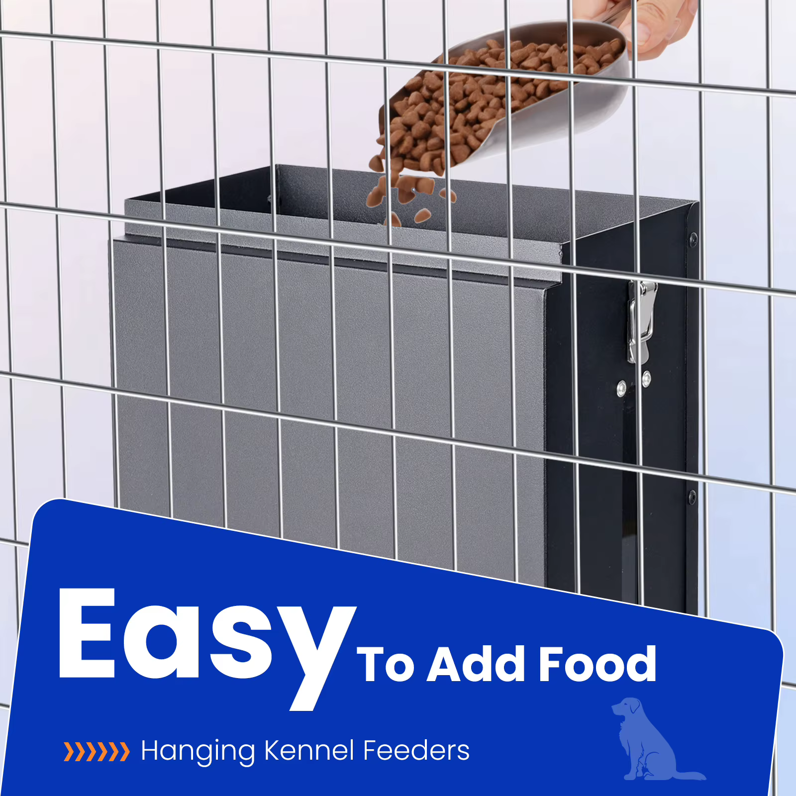 Bolita de Alimento para Perros Grande con Cuelgue en Acero Inoxidable para Caja o Jaula - Dispensador de Comida Sin Derrames para Mascotas — imagen 5