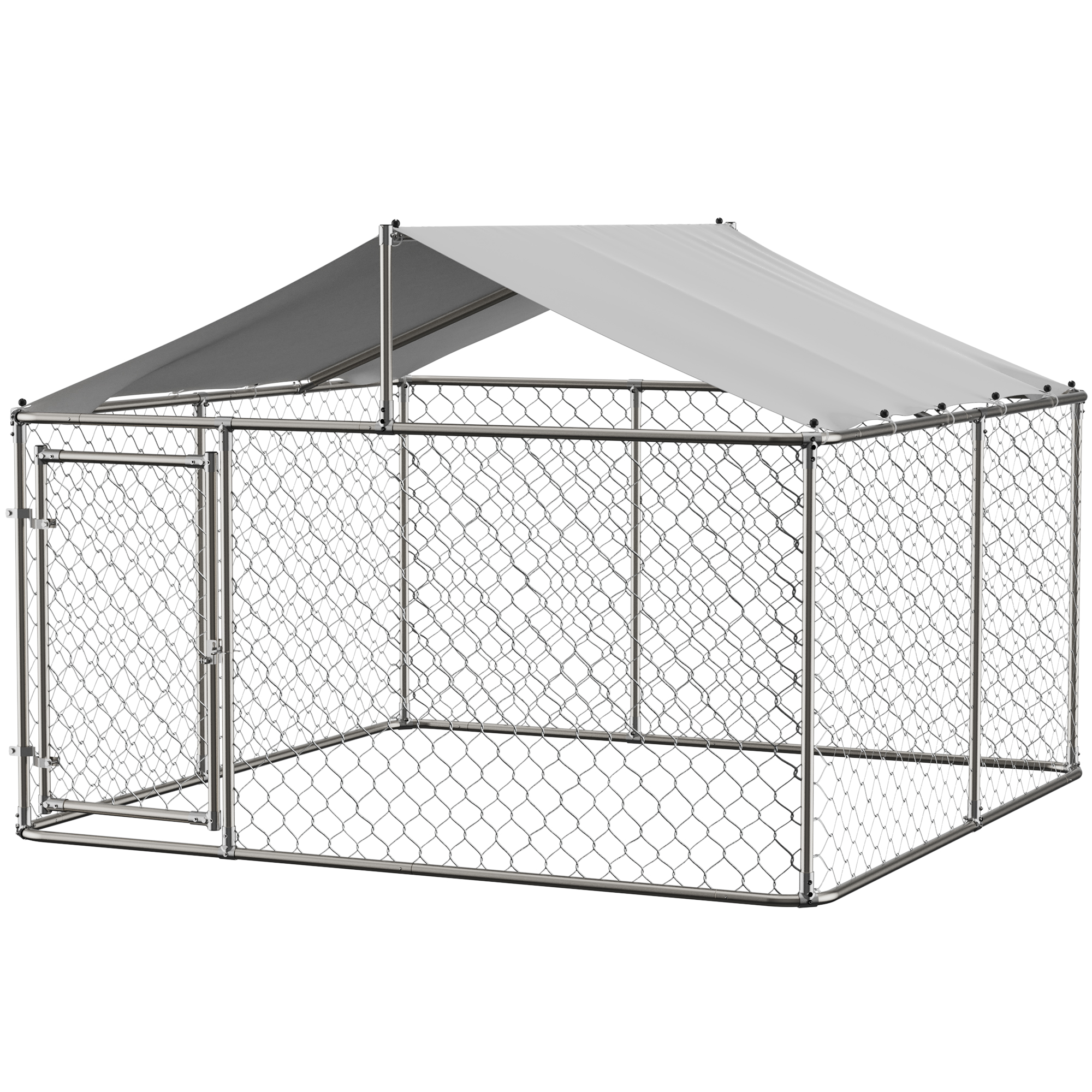 Cubo de Perro Exterior Grande Resistente con Sombrilla Cierre para Perros Jaula de Ejercicio — imagen 4