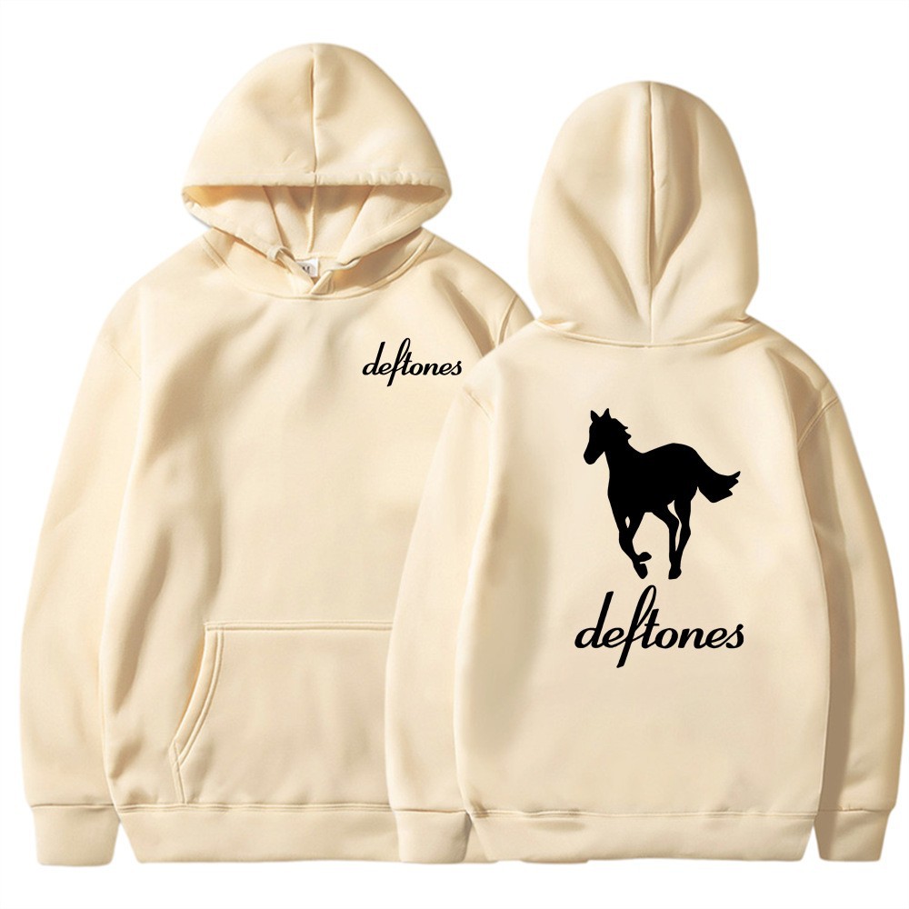 Deftones White Horse Print Hoodie Casual Unisex Sweatshirt — image 6