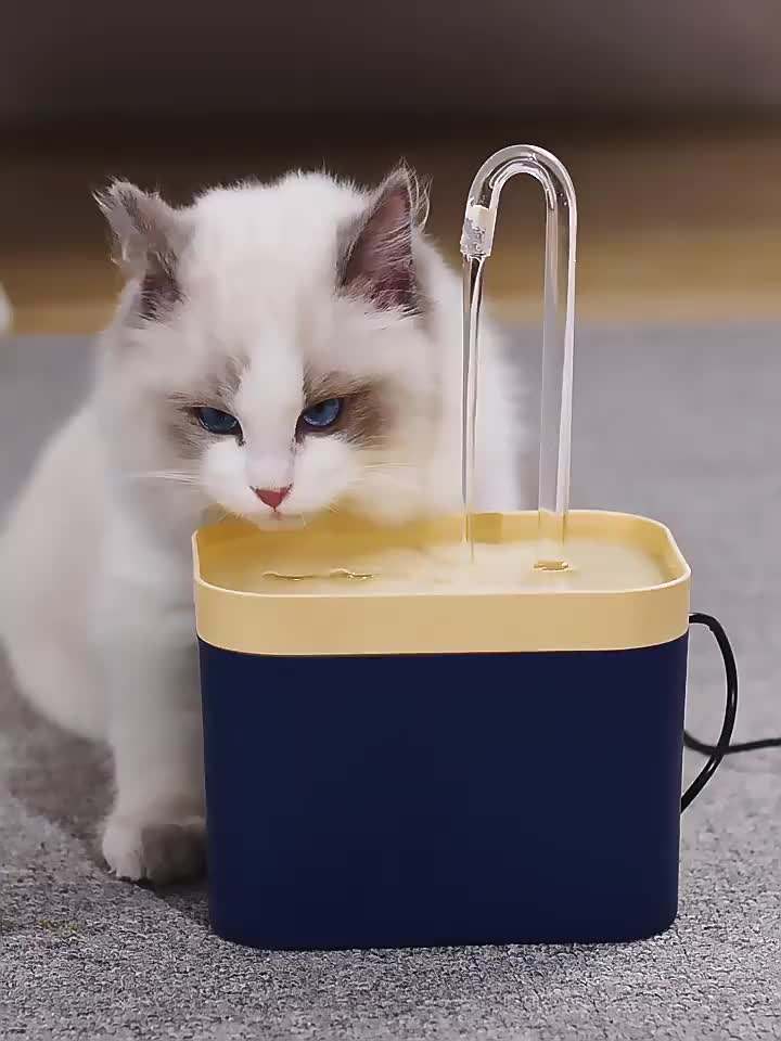 Cat Water Fountain Auto Filter USB Electric Mute Cat Drinker Bowl 1.5L Recirculate Filtring Drinker for Cats — image 6