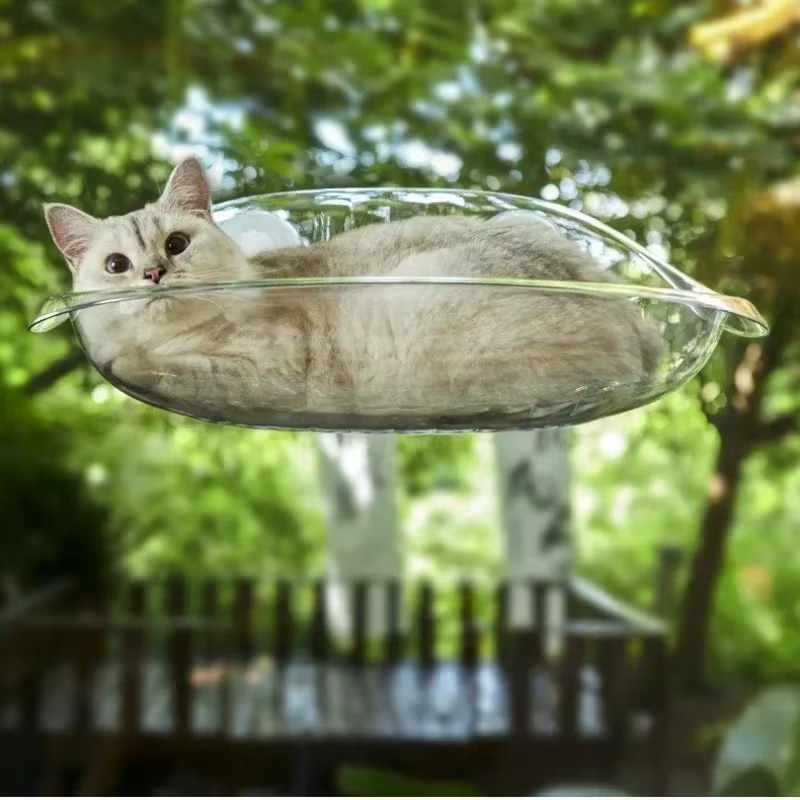 Window Bed for Cats Kitten Accessories Hammock Hanging Balcon Summer Beds Furniture Houses Hammack Pet Hammocks Pets House Cat — image 1